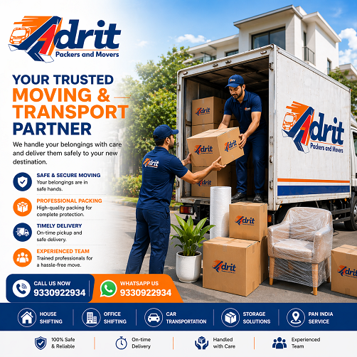 Adrit Packers and Movers home relocation service